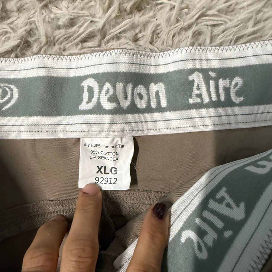 Women’s XL Tan Devon Aire Knee Patch Horseback Riding Breeches
