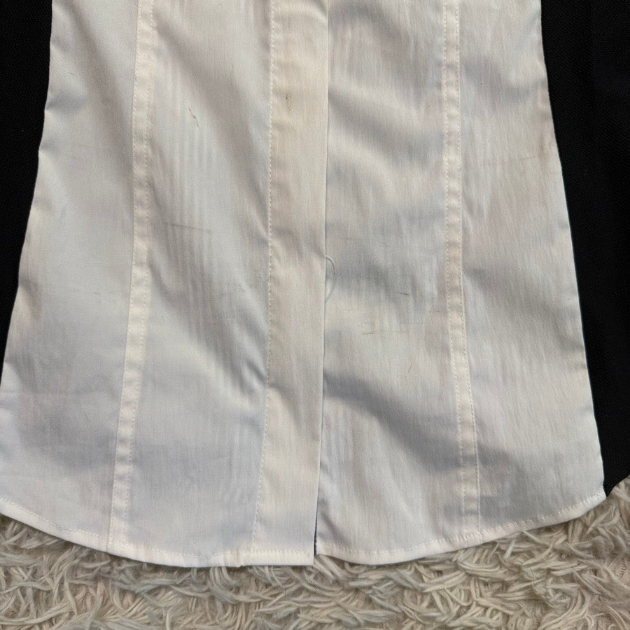 Women’s XS Black Noel Asmar Long Sleeve Horseback Riding Show Shirt. Good Cond.