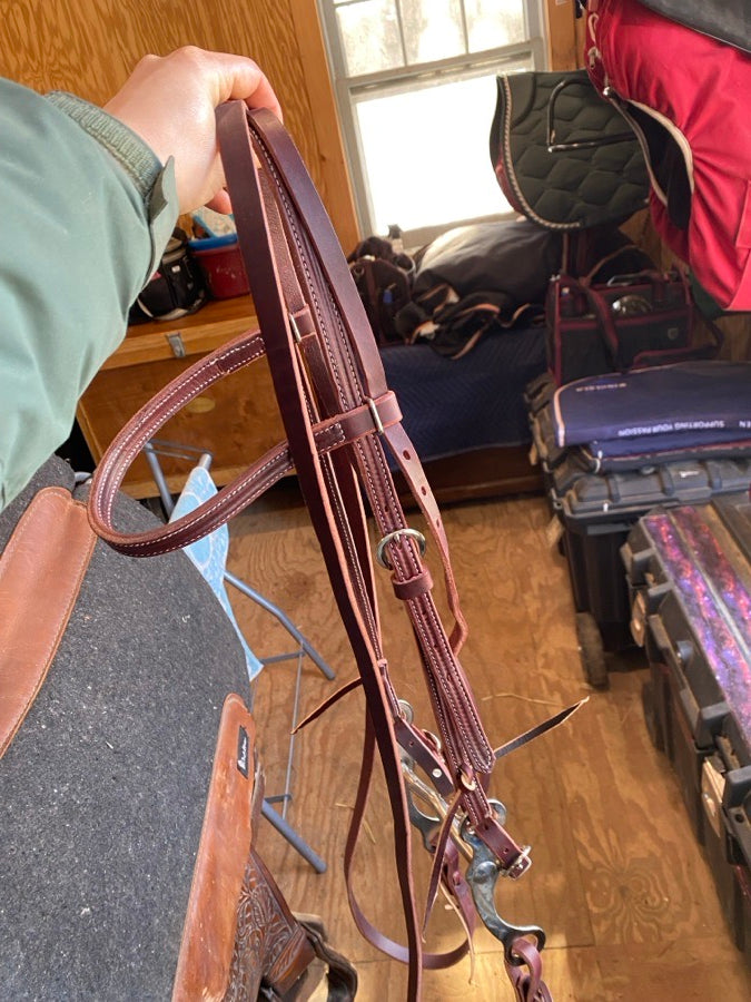 WEAVER LEATHER Weaver western bridle (2)