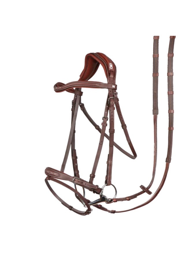 CWD bridle ‘The One’ Kent Farrington bridle + reins. The Ingenious, Size T2