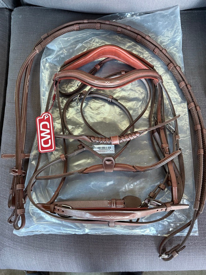 CWD bridle ‘The One’ Kent Farrington bridle + reins. The Ingenious, Size T2