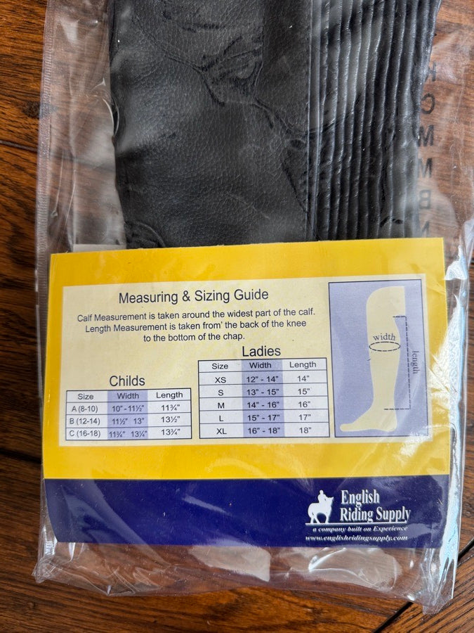 Women's Pro Leather Half Chaps