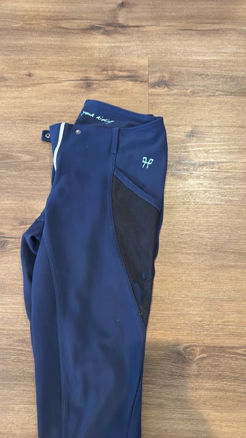 HORSE PILOT WOMENS BREECHES in NAVY. Size Med.