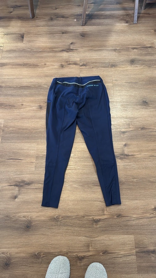 HORSE PILOT WOMENS BREECHES in NAVY. Size Med.
