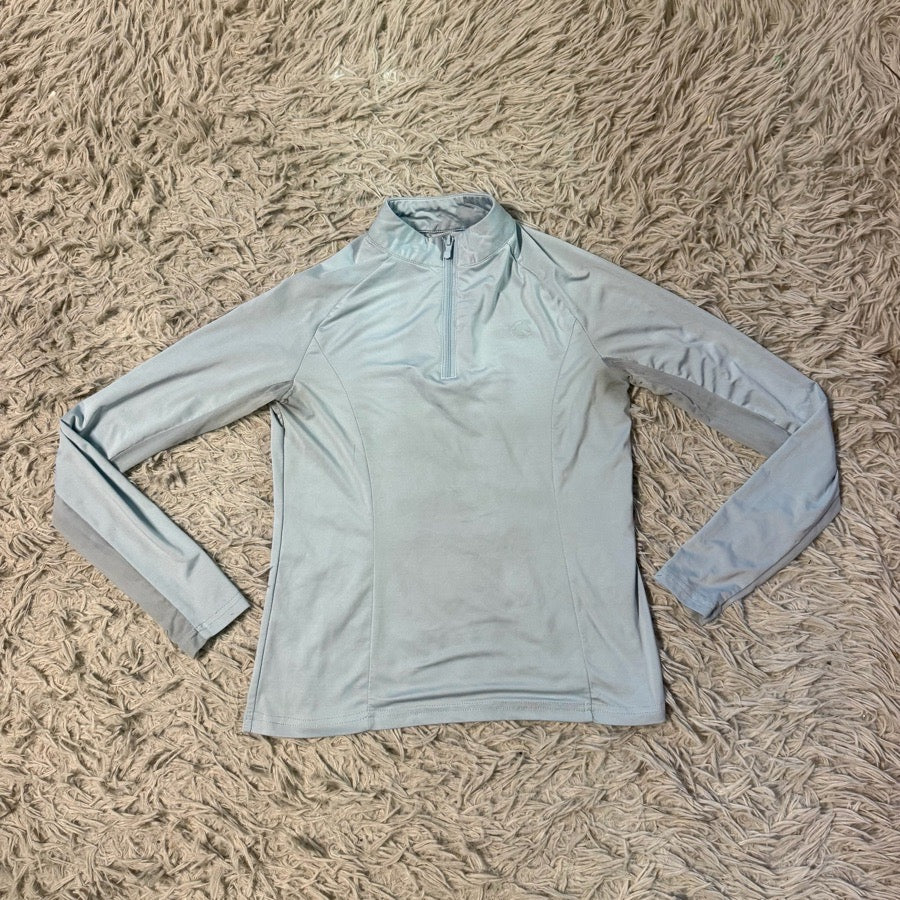 SMARTPAK Girl’s Small Blue Smartpak Long Sleeve Horseback Riding Sunshirt