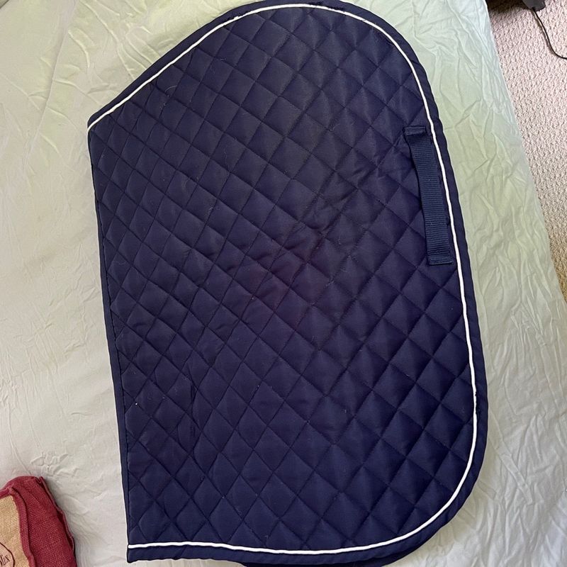 Dover Navy Saddle Pad