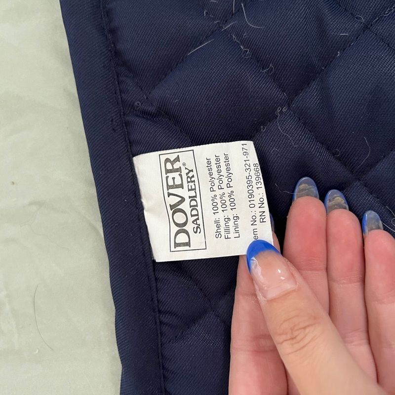 Dover Navy Saddle Pad