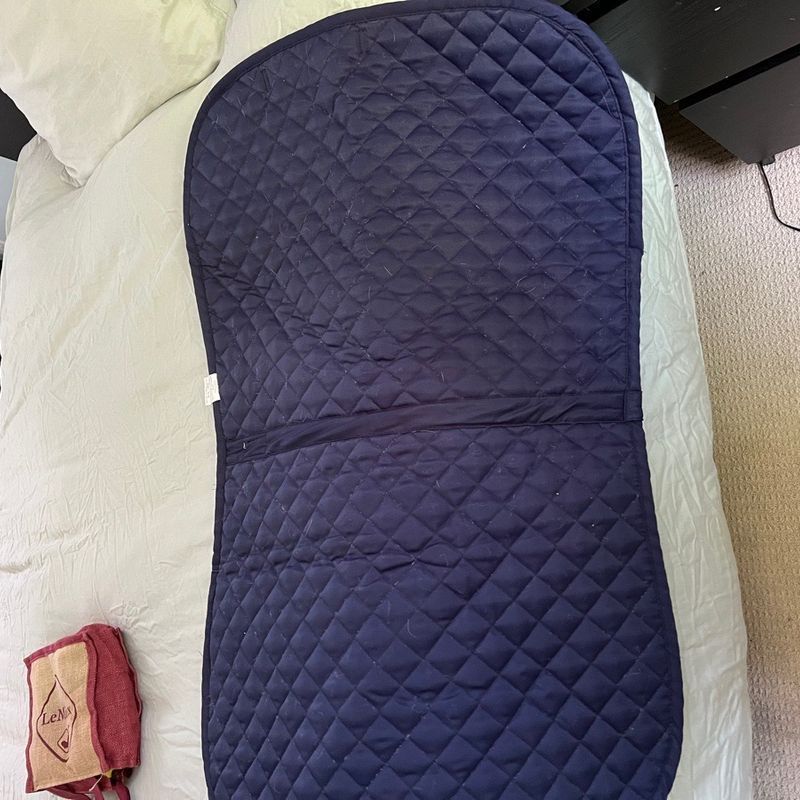 Dover Navy Saddle Pad