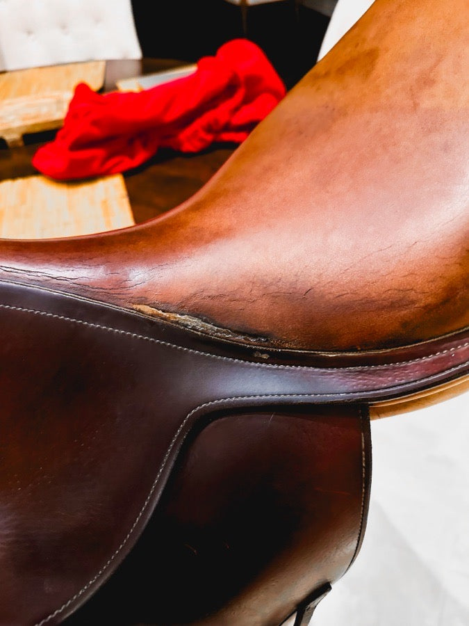 BRUNO DELGRANGE 16.5" PJs Bruno Delgrange Jumping Saddle (3)