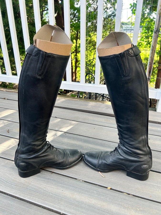 Black Ariat Ladies Heritage Contour II Field Boots