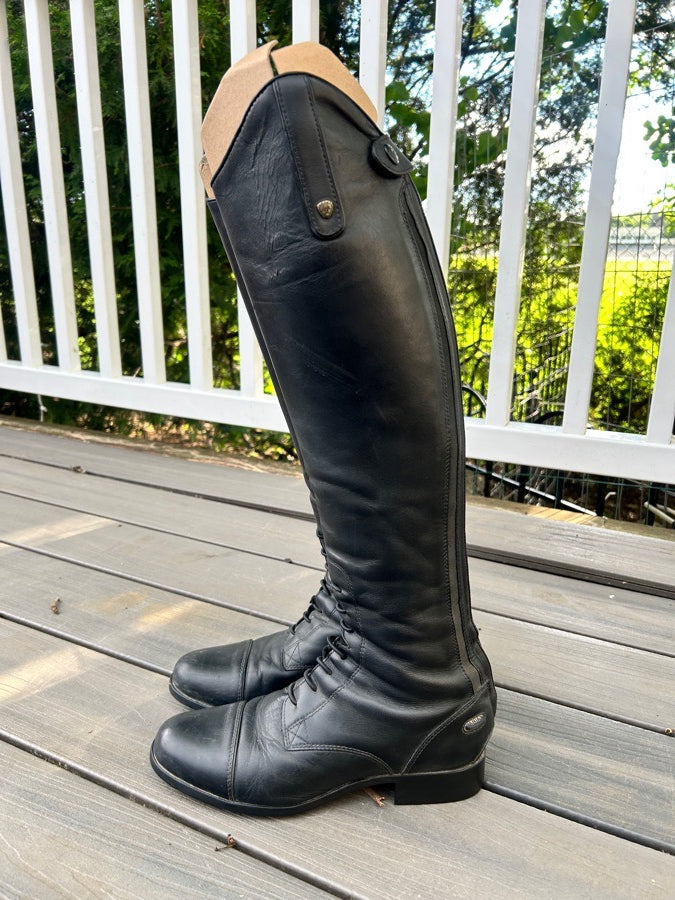 Black Ariat Ladies Heritage Contour II Field Boots