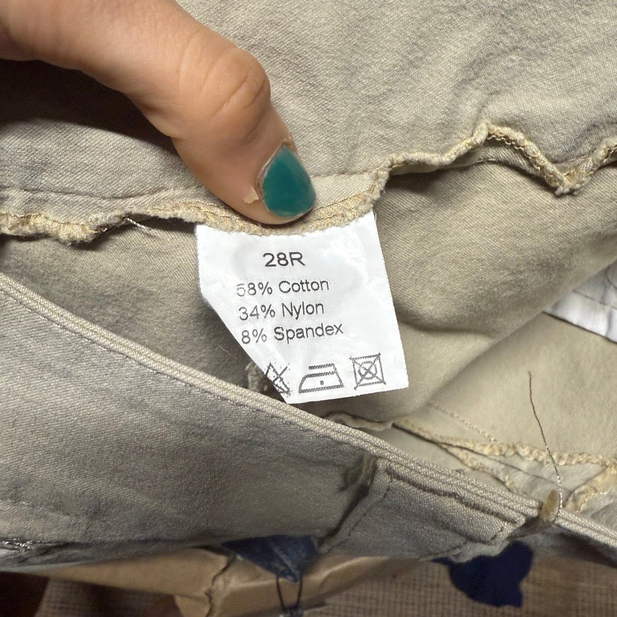 Women’s Size 28 Tan Smartpak Knee Patch Horseback Riding Breeches. Good Cond.