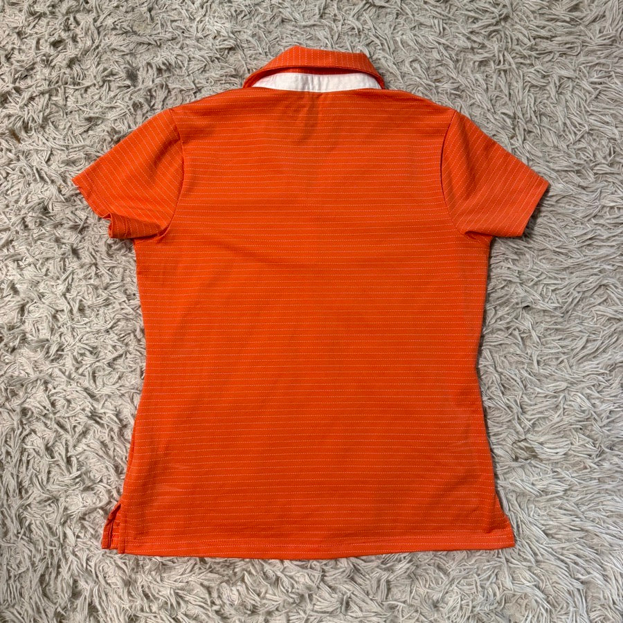 Other Women’s Small Orange Lady Hagen Short Sleeve Activewear Golf Polo Shirt. Good Co (3)
