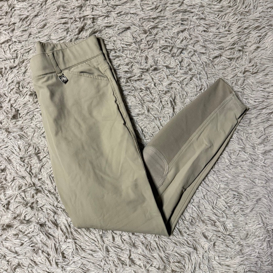 Women’s Size 30L Tan Romfh Knee Patch Horseback Riding Breeches