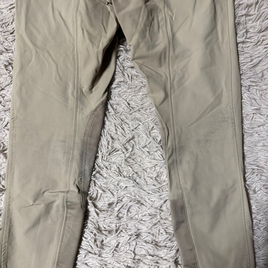 Women’s Size 30L Tan Romfh Knee Patch Horseback Riding Breeches