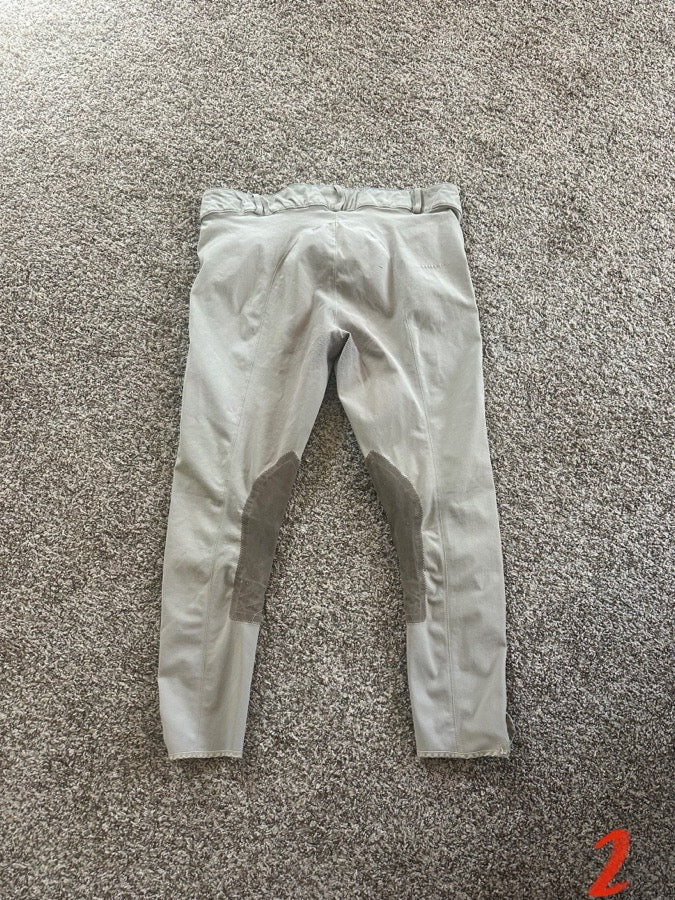 Tailored Sportsman Tan 1967 front zip low rise Size - 36R