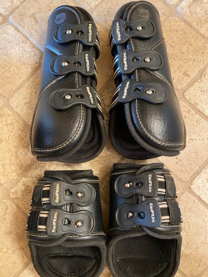 EquiFit D-Teq Front & Rear Boots Set (Medium)