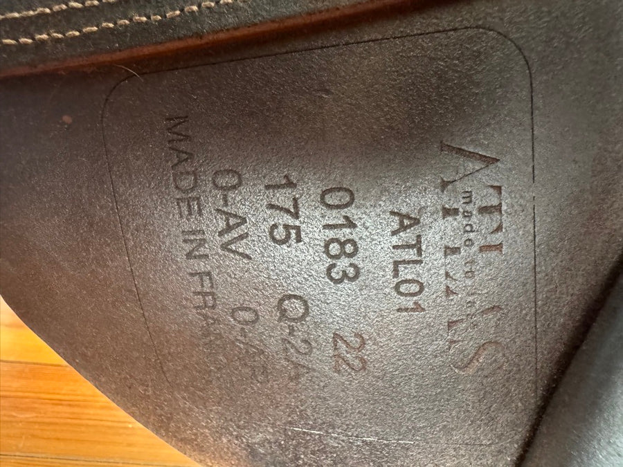 ARION 17.5” 2022 Arion Atlas Jump Saddle - 2A Flaps - Full Buffalo - MINT! (8)