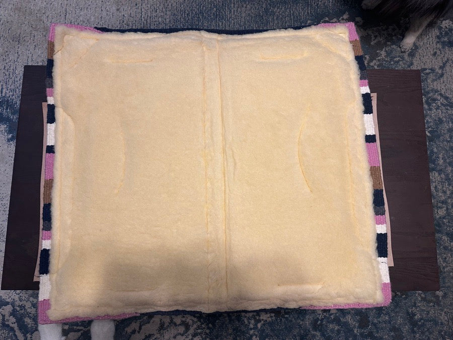Impact Gel Straight Back Saddle Pad, Fleece, 34”Wx30”L