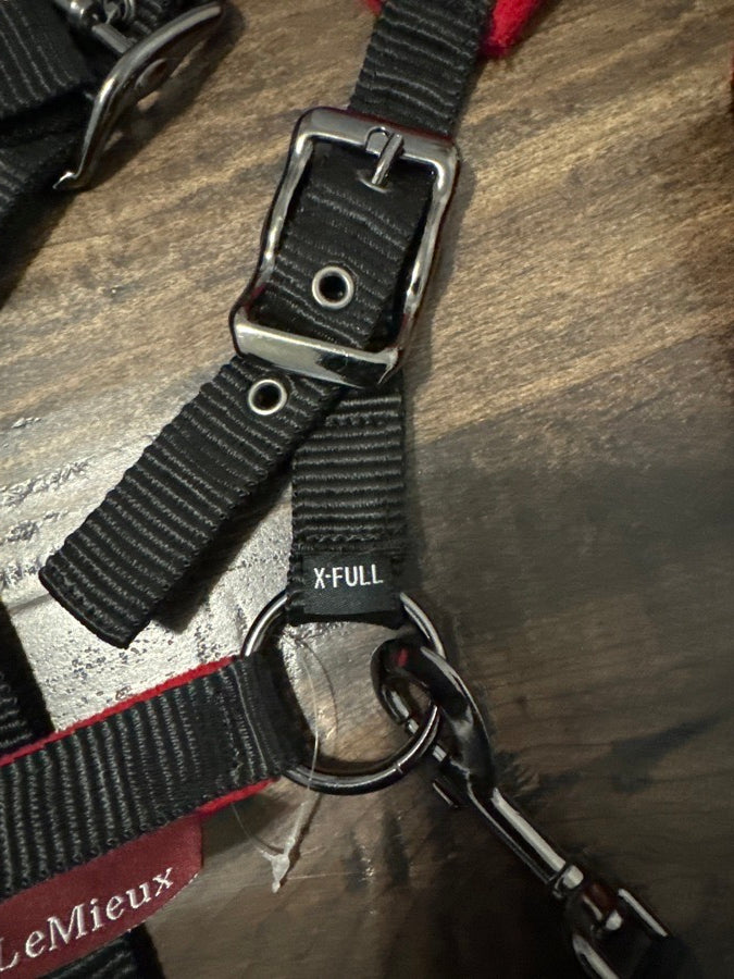 Chili Red LeMieux Halter w/ matching lead rope