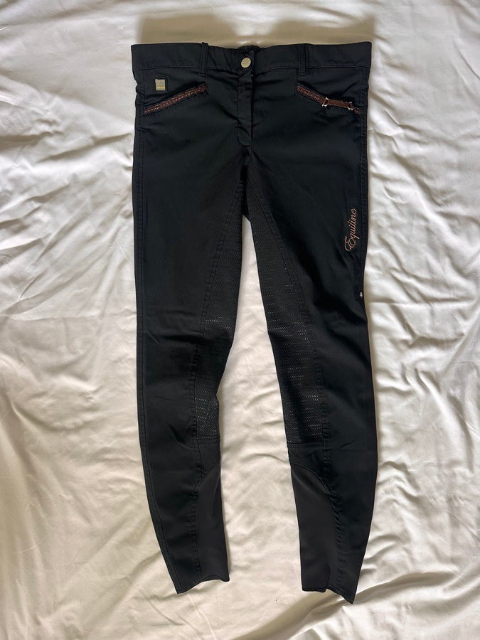 Black Equiline full seat breeches