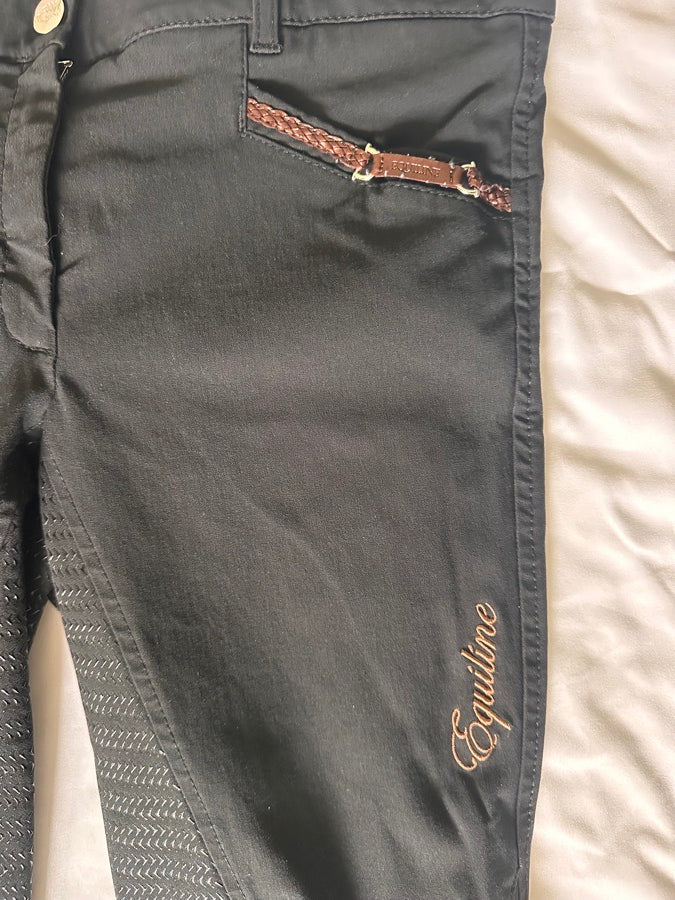 Black Equiline full seat breeches