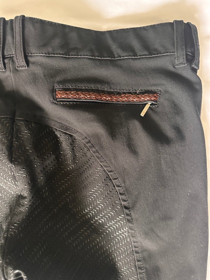 Black Equiline full seat breeches