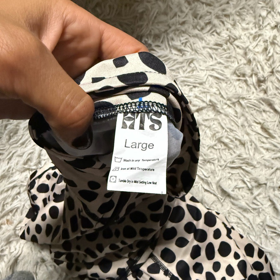 Other Women’s Large Cheetah Pattern Long Sleeve Horseback Riding Sunshirt (3)