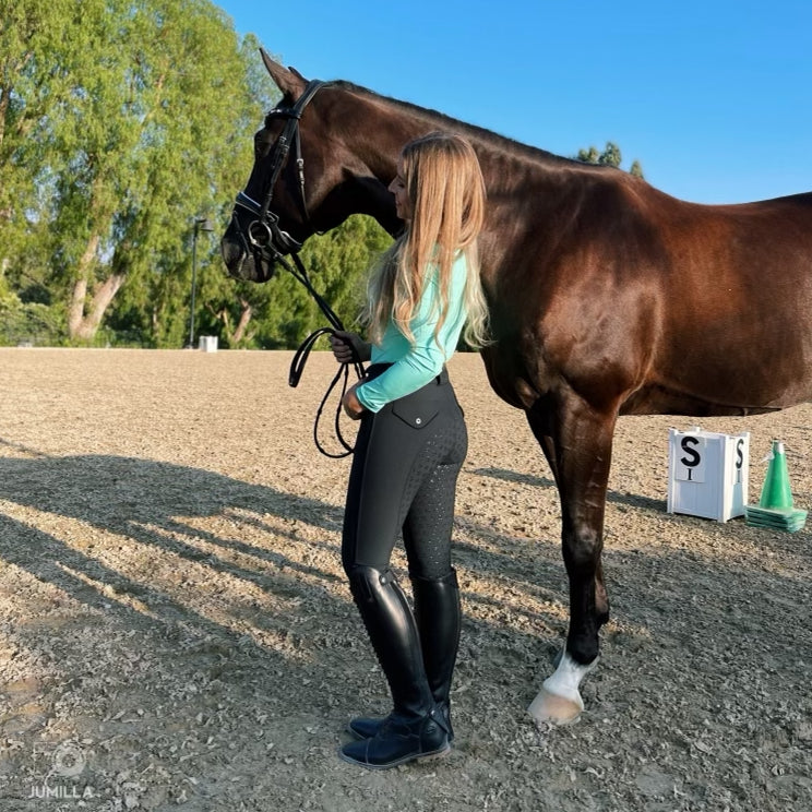 Perfection 2.0 - All Black Mid Rise Breeches