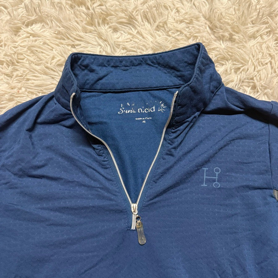 Women’s XS Blue Smartpak Hadley Long Sleeve Horseback Riding Sunshirt. Good Cond