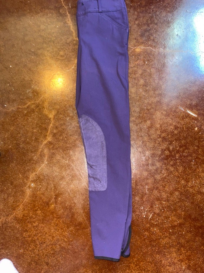 Tailored Sportsman Low Rise Side Zip Breeches Size 24