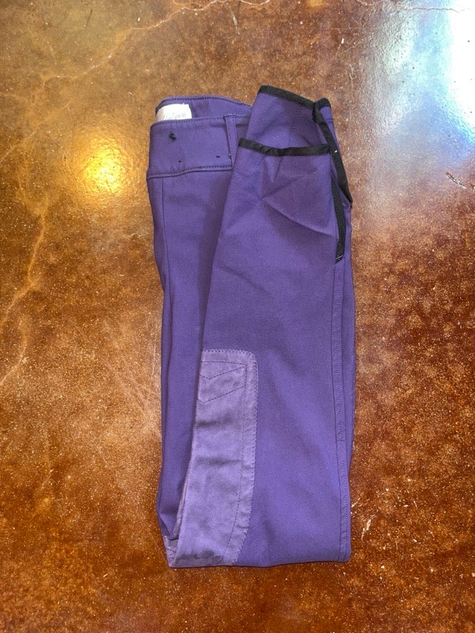 Tailored Sportsman Low Rise Side Zip Breeches Size 24
