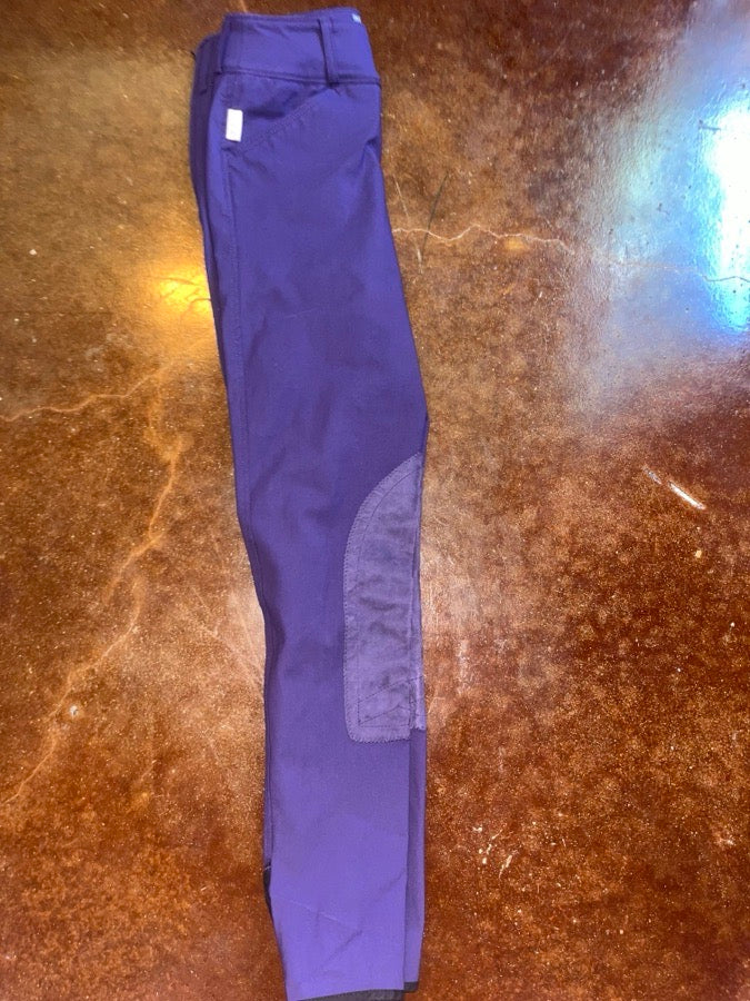 Tailored Sportsman Low Rise Side Zip Breeches Size 24
