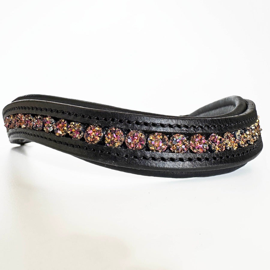 OTHER Multicolor Druzy Beaded Browband (5)