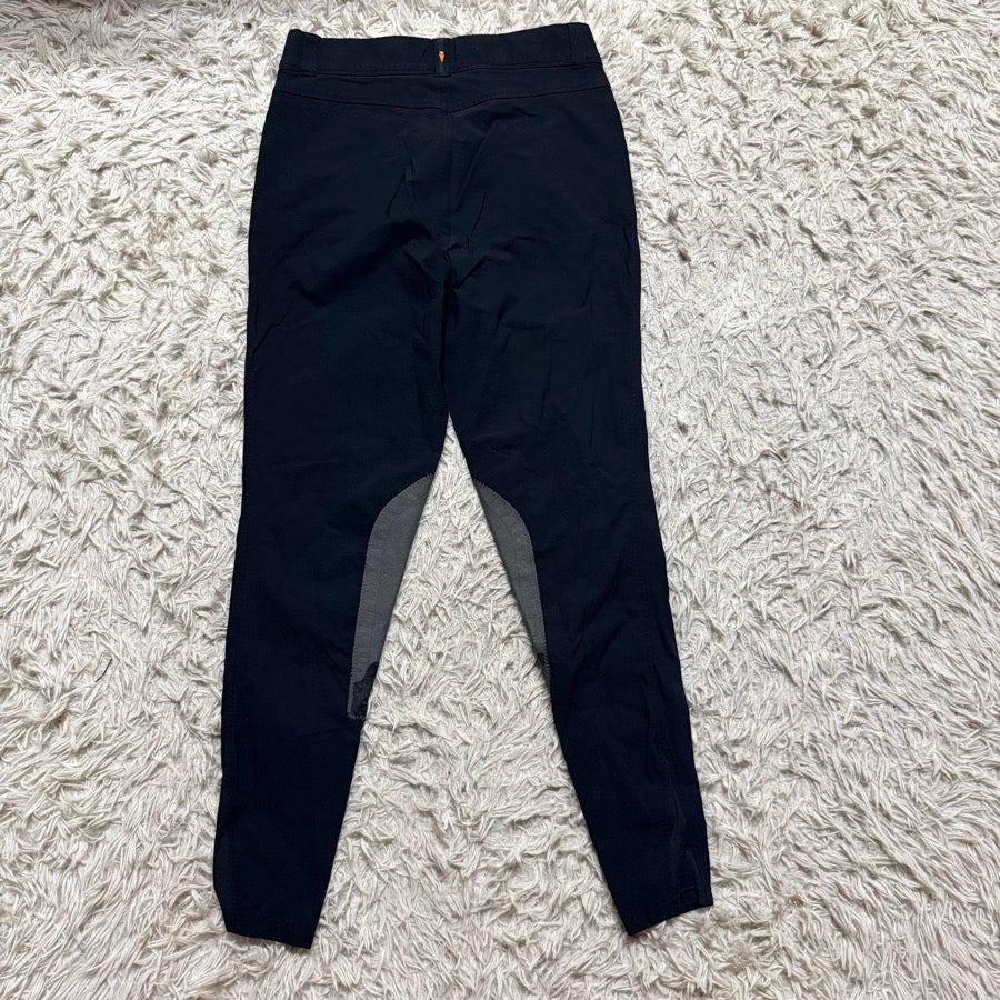 KERRITS Women’s Large Black Kerrits Knee Patch Horseback Riding Breeches (4)