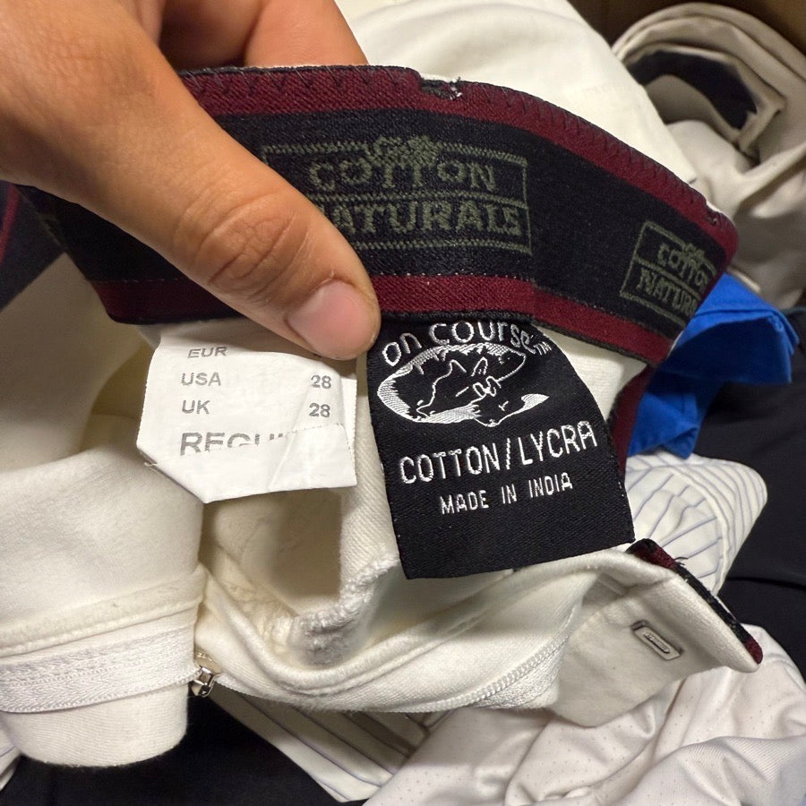 Women’s Size 28 White On Course Full Seat Horseback Riding Breeches. Good Cond.—
