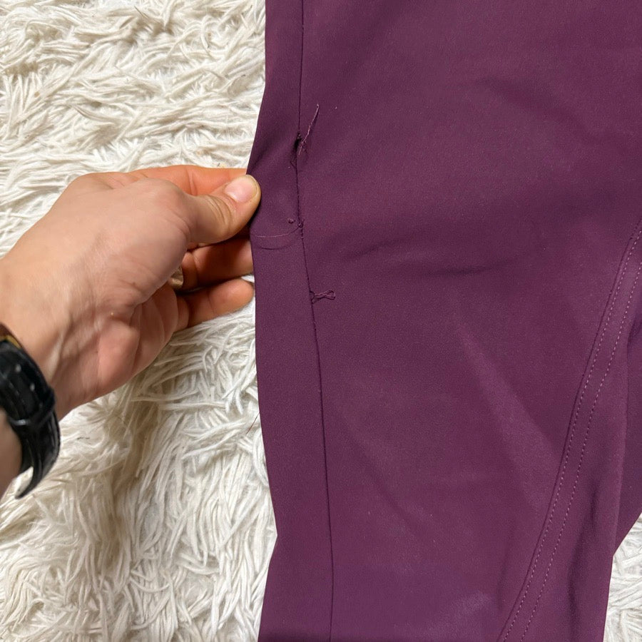 Women’s Large Purple Horse Pilot Horseback Riding Breeches