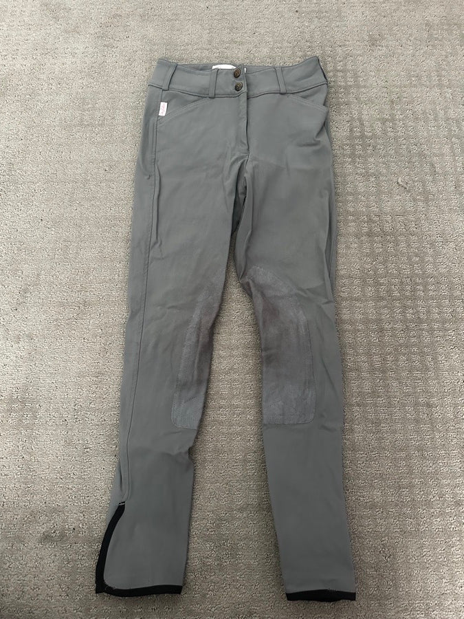 24R Grey Tailored Sportsman Breeches