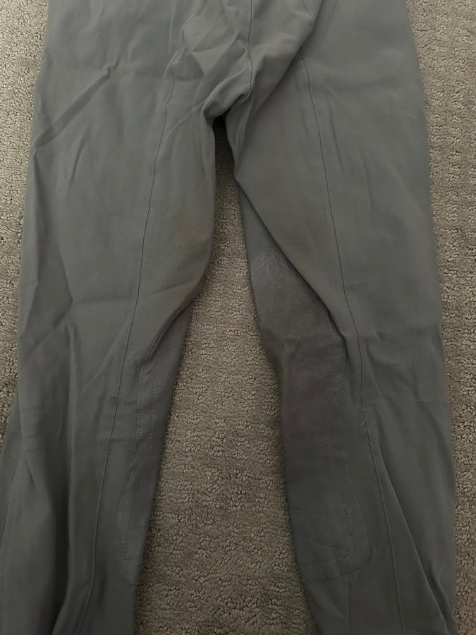 24R Grey Tailored Sportsman Breeches