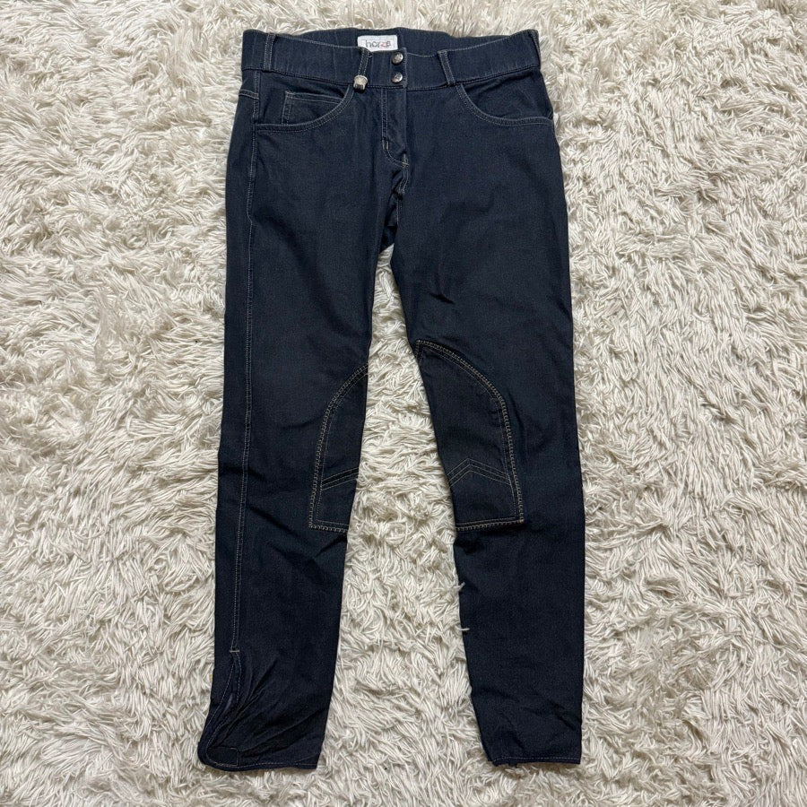 Women’s Small Jean Horze Knee Patch Horseback Riding Breeches. Good Condition.
