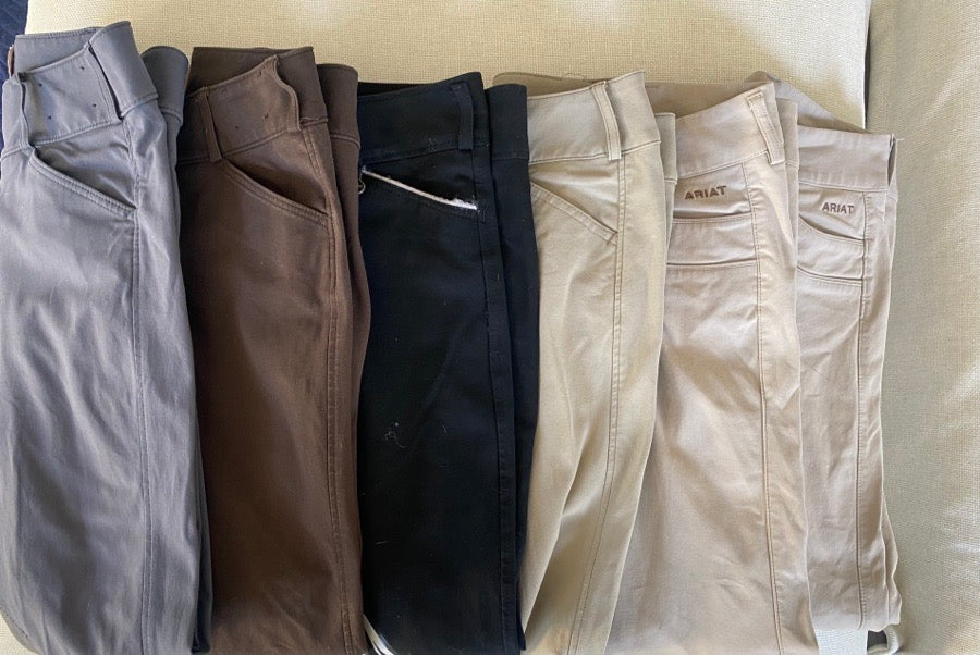 Breeches - Tailored Sportsman, Pikeur, Ariat, & Equine Couture - Sizes 26-28