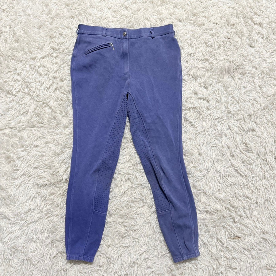 Women’s Size 28 Purple Horze Full Seat Horseback Riding Breeches. Good Condition