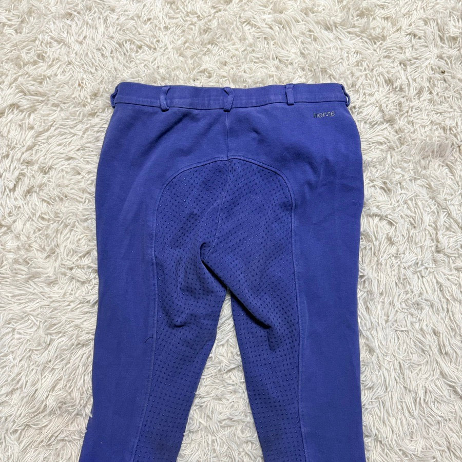 Women’s Size 28 Purple Horze Full Seat Horseback Riding Breeches. Good Condition