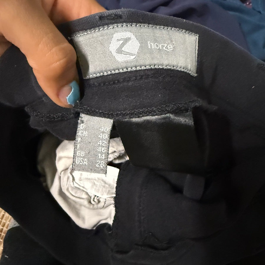 Women’s Size 28R Black Horze Full Seat Horseback Riding Breeches