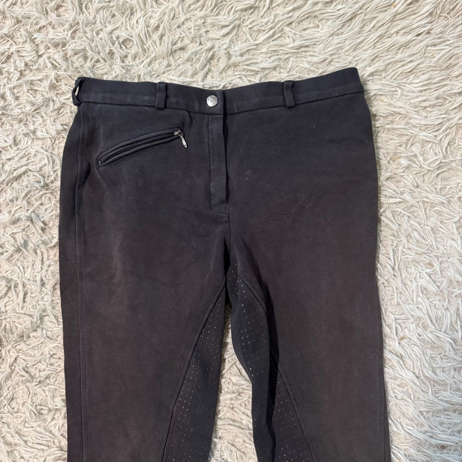 Women’s Size 28R Black Horze Full Seat Horseback Riding Breeches