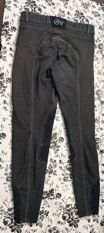 26R OVATION SOFT FLEX Denim Knee Patch Breeches