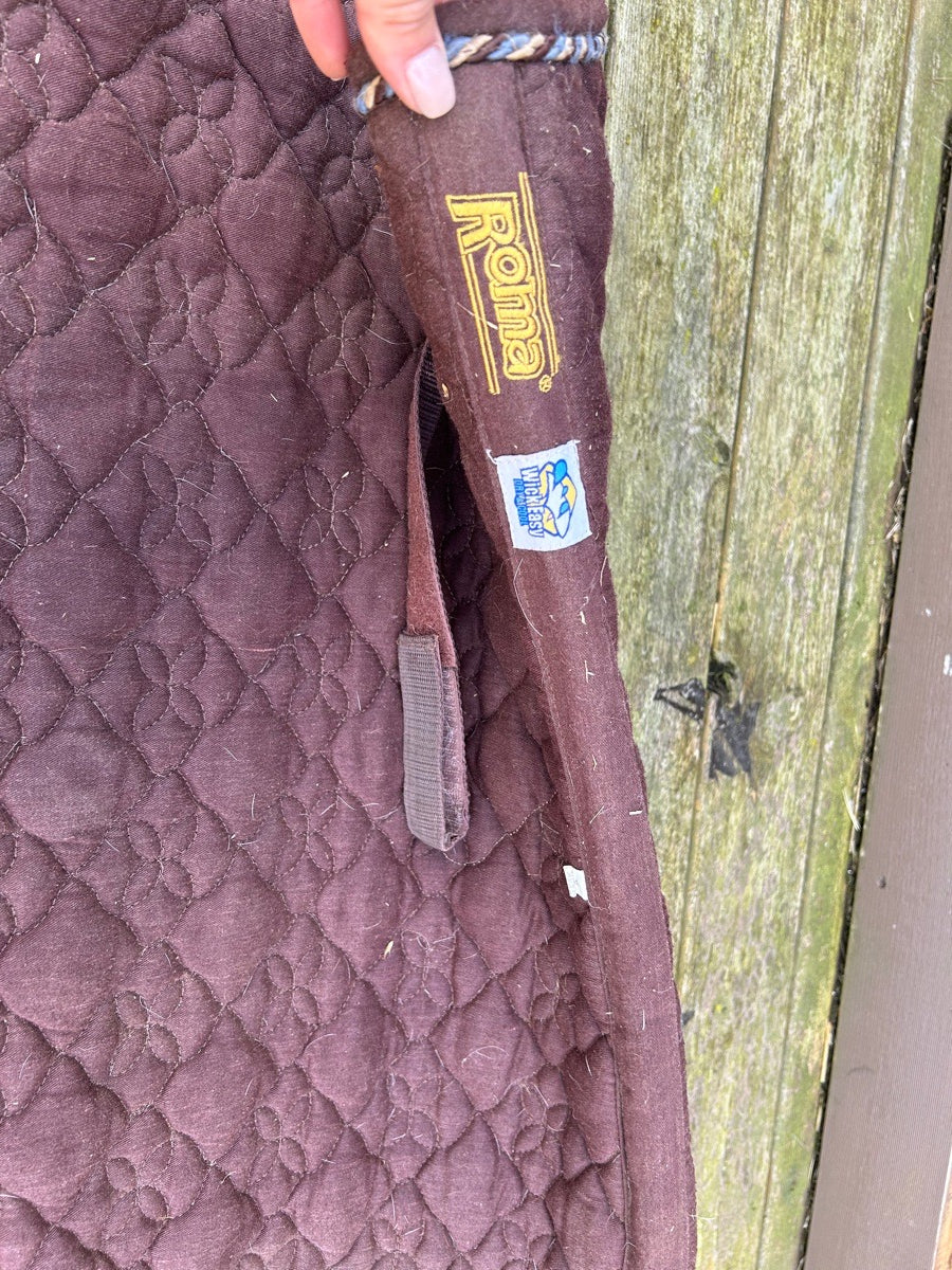 ROMA Brown  Saddle Pad (2)
