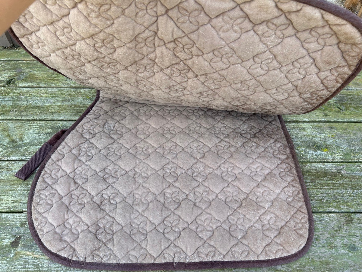 Brown  Saddle Pad