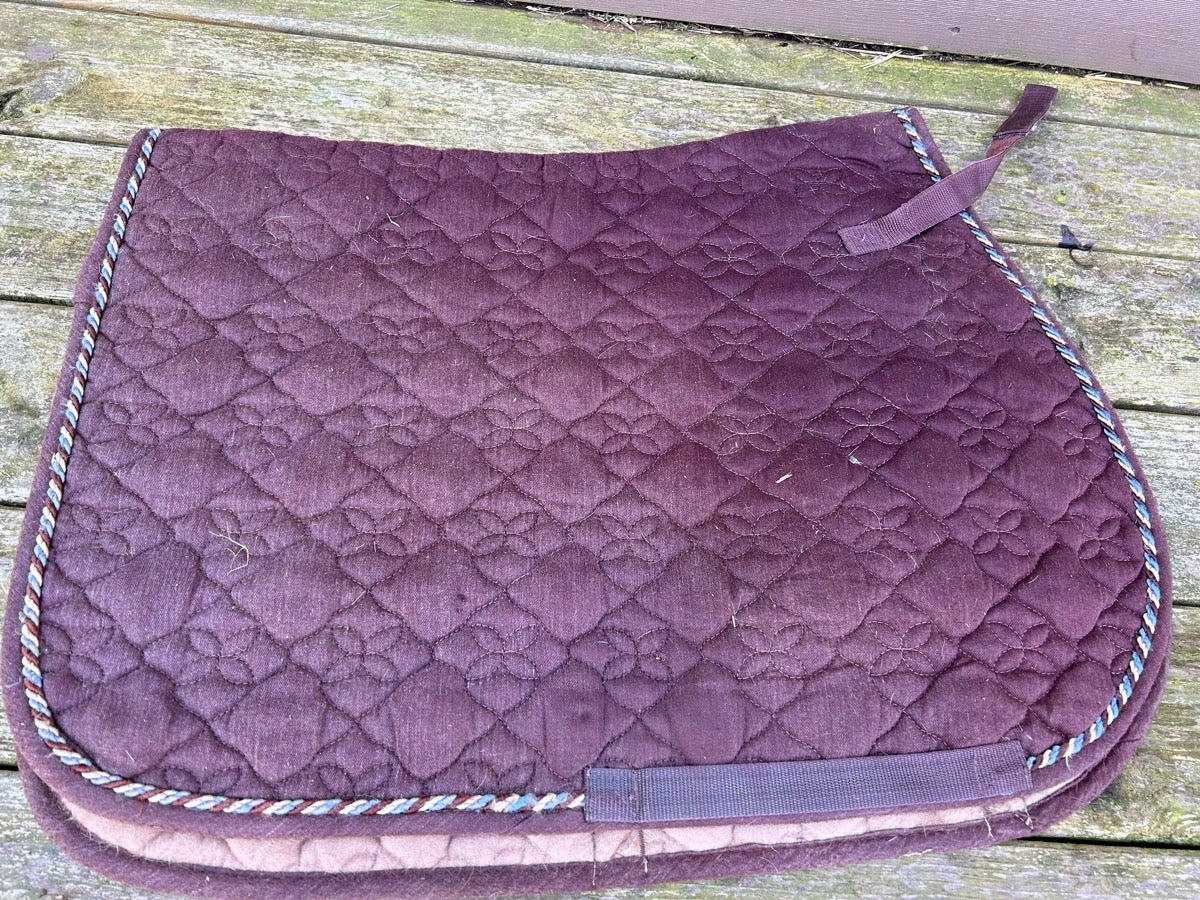 Brown  Saddle Pad