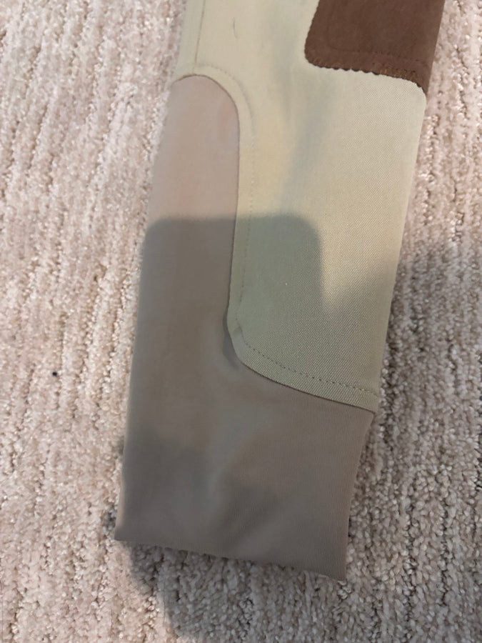 Dover Saddlery Iconeq kids girls wellsely✨ competition knee patch breech